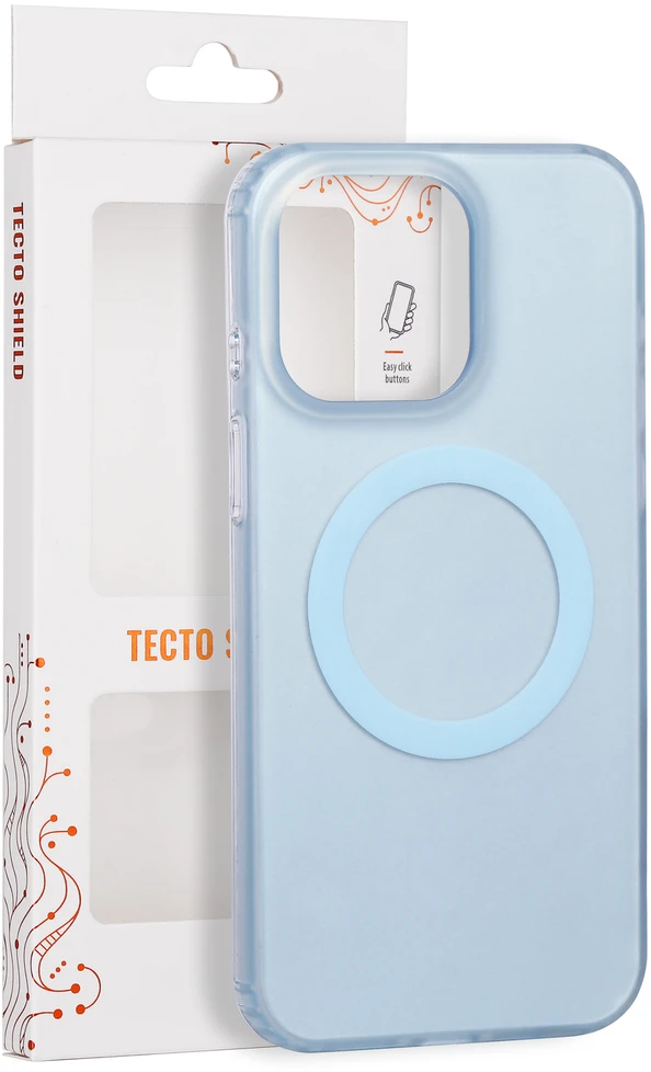 Tecto Shield Mistiq Mag dėklas, skirtas iPhone 15 Pro Max 6,7" mėlynas