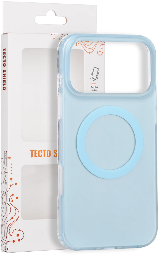 Tecto Shield Mistiq Mag dėklas, skirtas iPhone 17 Pro Max 6,9" / 18 Pro Max 6,9" mėlynas