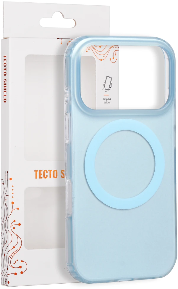 Tecto Shield Mistiq Mag dėklas, skirtas iPhone 17 Pro 6,3" / 18 Pro 6,3" mėlynas
