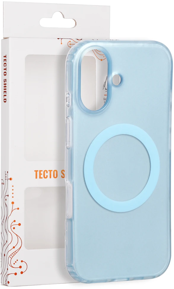 Telforceone Tecto Shield Mistiq Mag dėklas, skirtas iPhone 17 6,3" mėlynas
