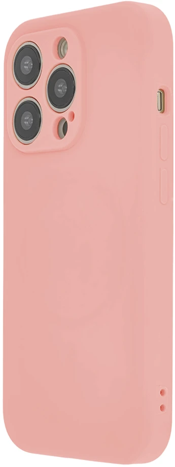 Tecto Shield „Soft Touch“ Mag dėklas, skirtas iPhone 15 Pro Max 6,7", pastelinės rožinės spalvos