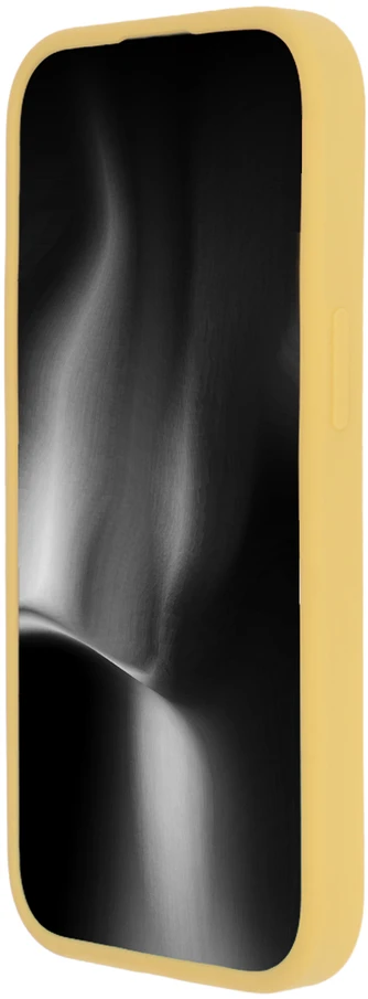 Tecto Shield „Soft Touch“ Mag dėklas, skirtas iPhone 15 Pro 6,1", pastelinės geltonos spalvos