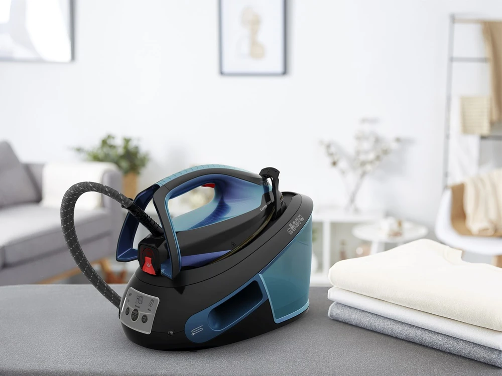 Lyginimo Tefal Express Vision SV8151E0 | 2800 W | 1.8 L | 7 bar | Mėlyna/Juoda