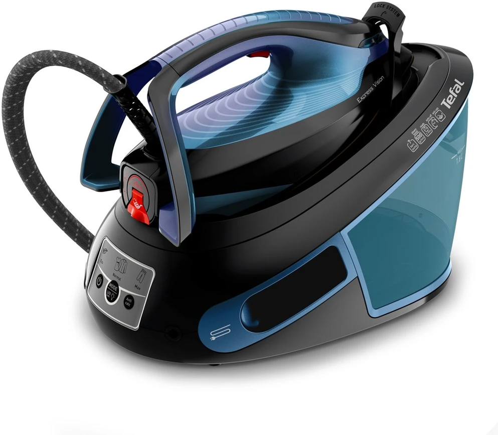 Lyginimo Tefal Express Vision SV8151E0 | 2800 W | 1.8 L | 7 bar | Mėlyna/Juoda