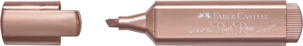 Teksto žymeklis Faber-Castell,1-5mm, kirstu galiuku, rausvo aukso metallic spalvos