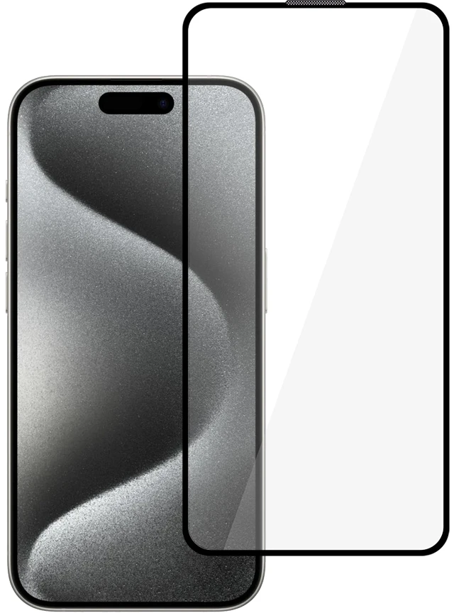 Tel Protect 10X HD Plus Titanium grūdintas stiklas, skirtas iPhone 15 Pro Max (dėklas)