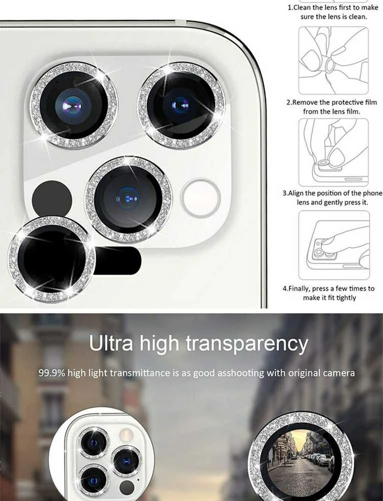 Toptel Tel Protect Apsauginis stiklas HARD DIAMOND skirtas (LENS) Samsung Galaxy S26 Plus sidabrinis (objektyvui 3 vnti)