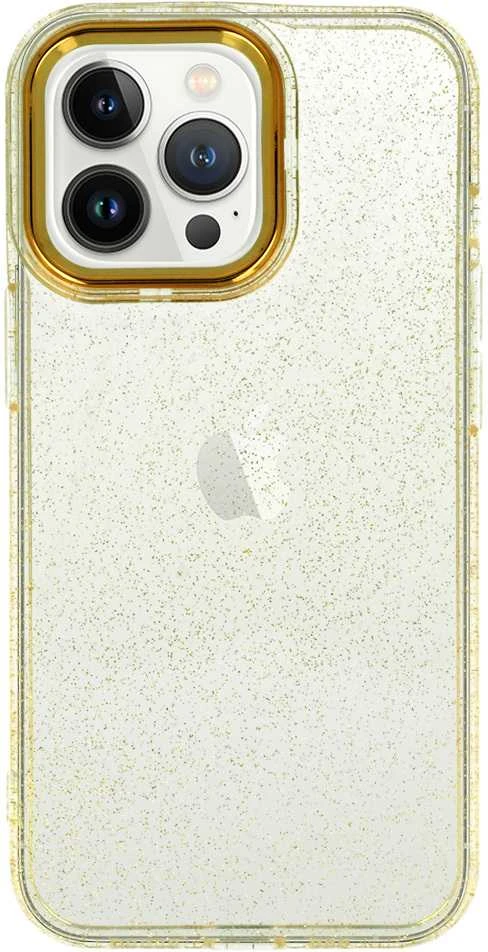 Tel Protect aukso spalvos Glitter dėklas skirtas Apple iPhone 12 Pro Max aukso spalvos