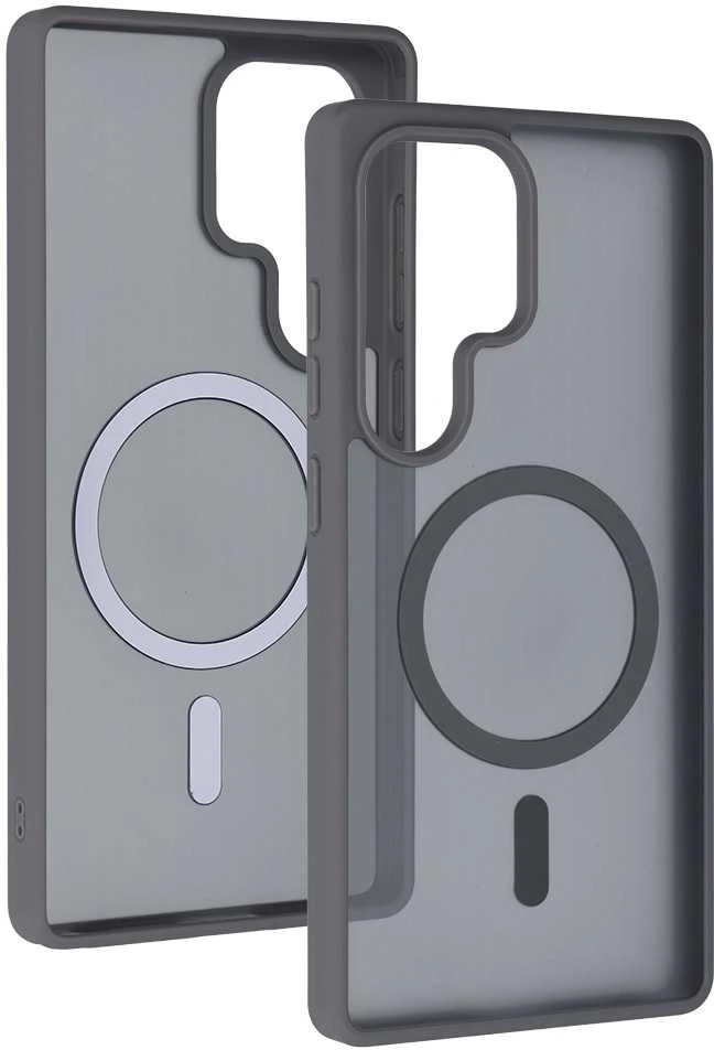 Tel Protect Aura Matte Magsafe dėklas skirtas Samsung Galaxy S26 Ultra pilkos spalvos