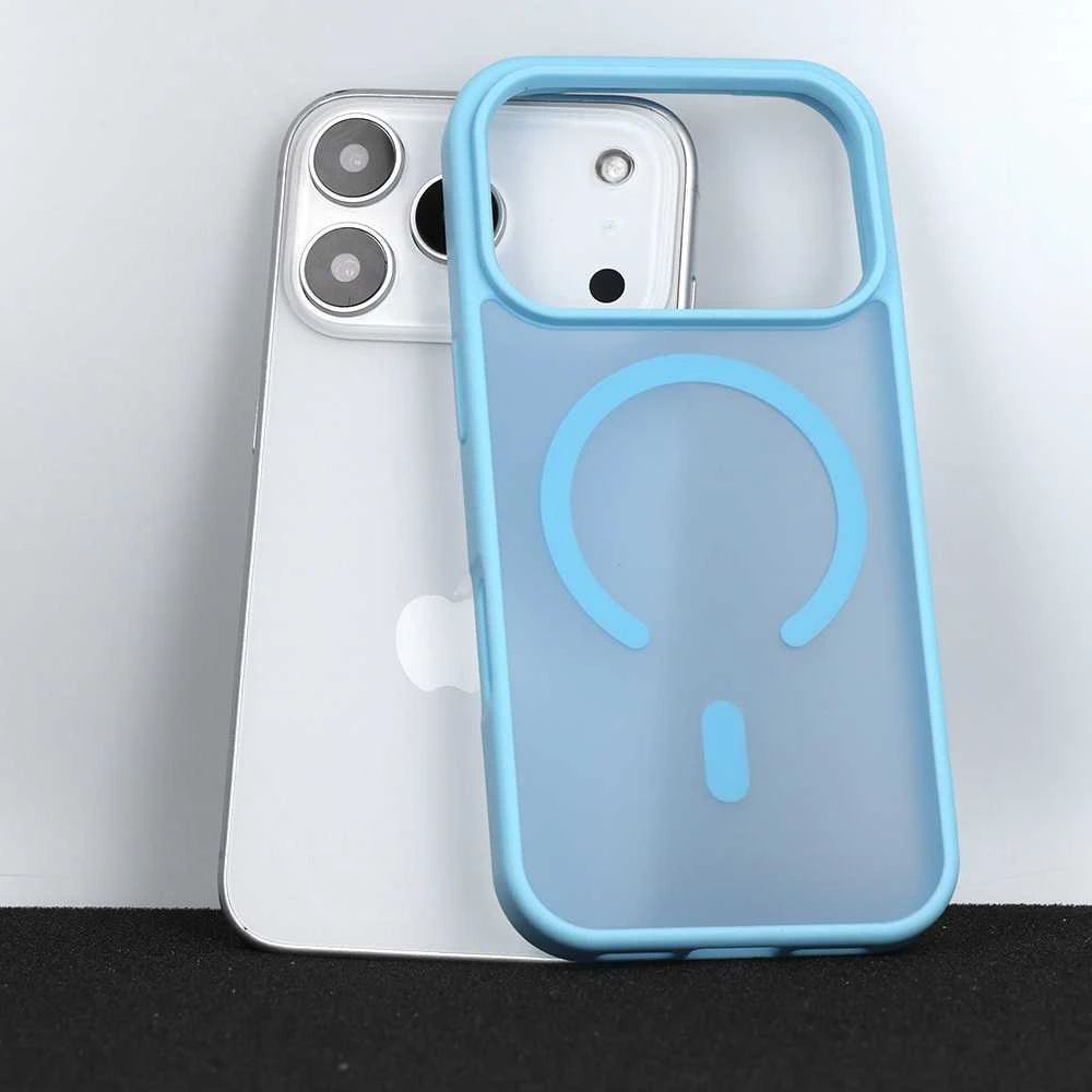 Tel Protect Aura Matte Magsafe dėklas skirtas iPhone 17 Pro mėlynos spalvos