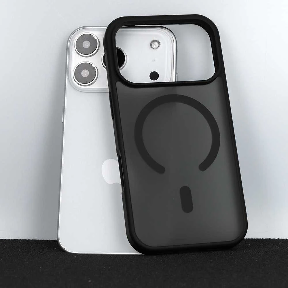 Tel Protect Aura Matte Magsafe dėklas skirtas Apple iPhone 17 Air juodos spalvos