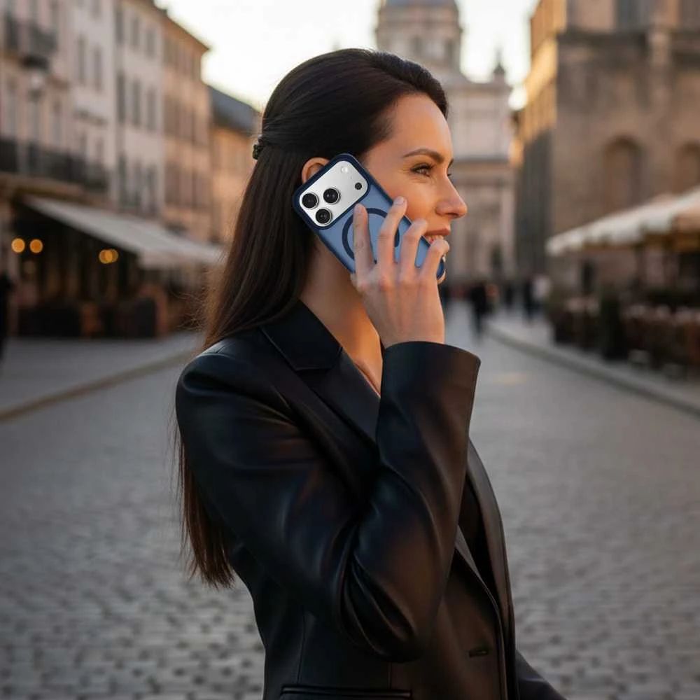 Tel Protect Aura Matte Magsafe dėklas skirtas Apple iPhone 17 mood indigo
