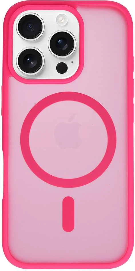 Tel Protect Aura Matte Magsafe dėklas skirtas iPhone 15 Pro hot rožinės spalvos