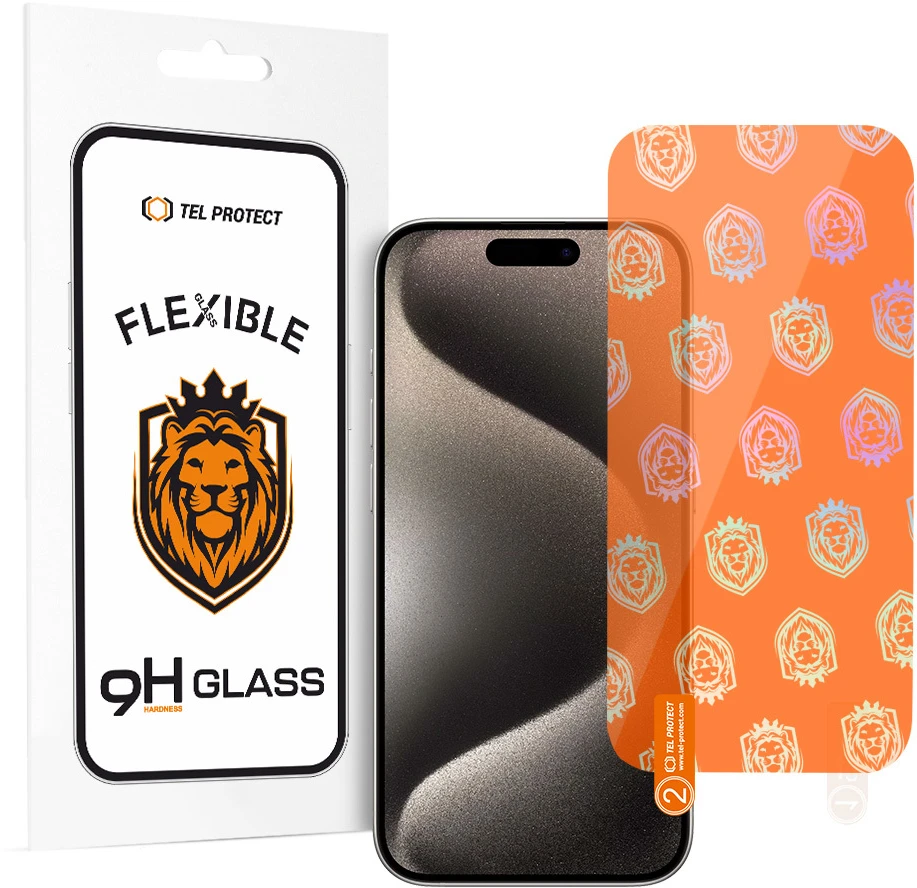 Tel Protect Best Flexible Hybrid Apsauginis stiklas skirtas Apple iPhone 15 PLUS/15 PRO MAX