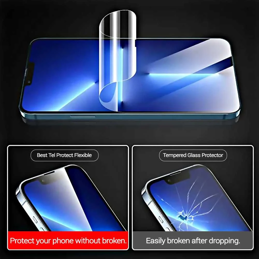 Tel Protect Best Flexible Hybrid Apsauginis stiklas skirtas Apple iPhone 16