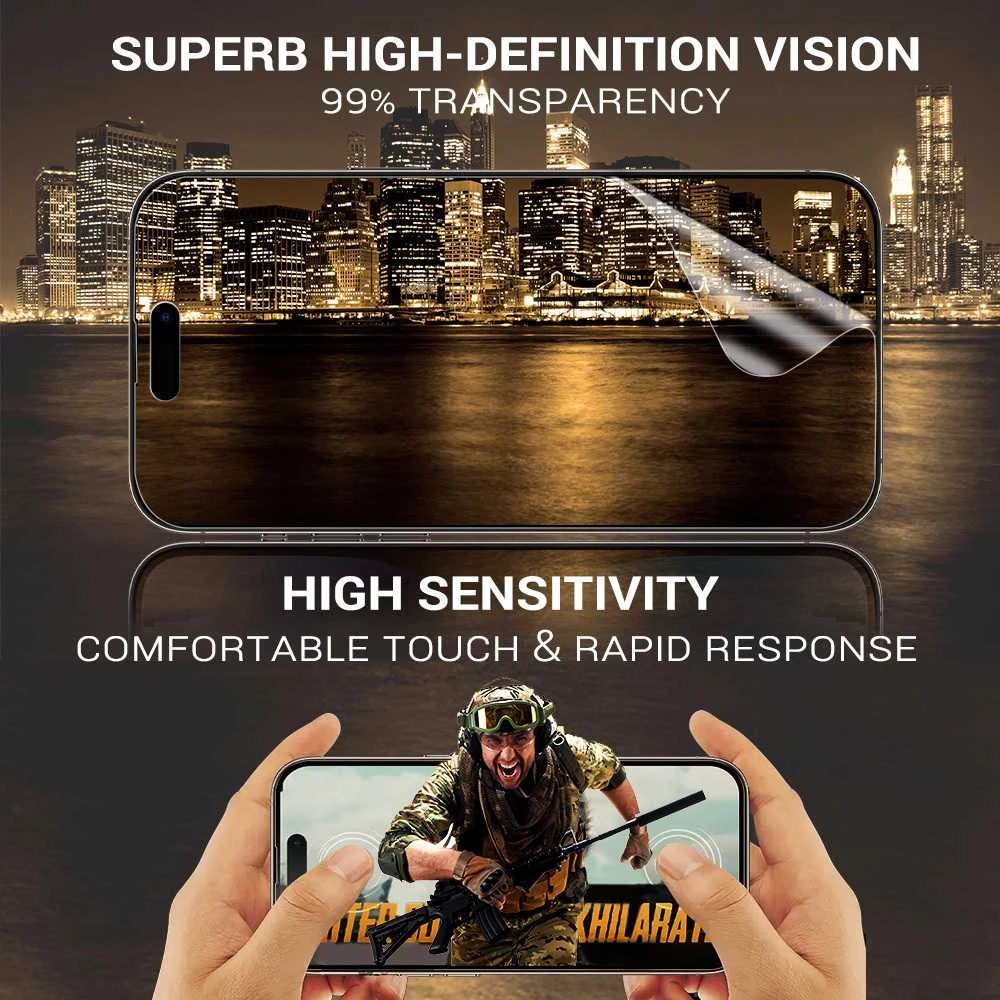 Tel Protect Best Flexible Hybrid Apsauginis stiklas skirtas Apple iPhone 16 Pro Max