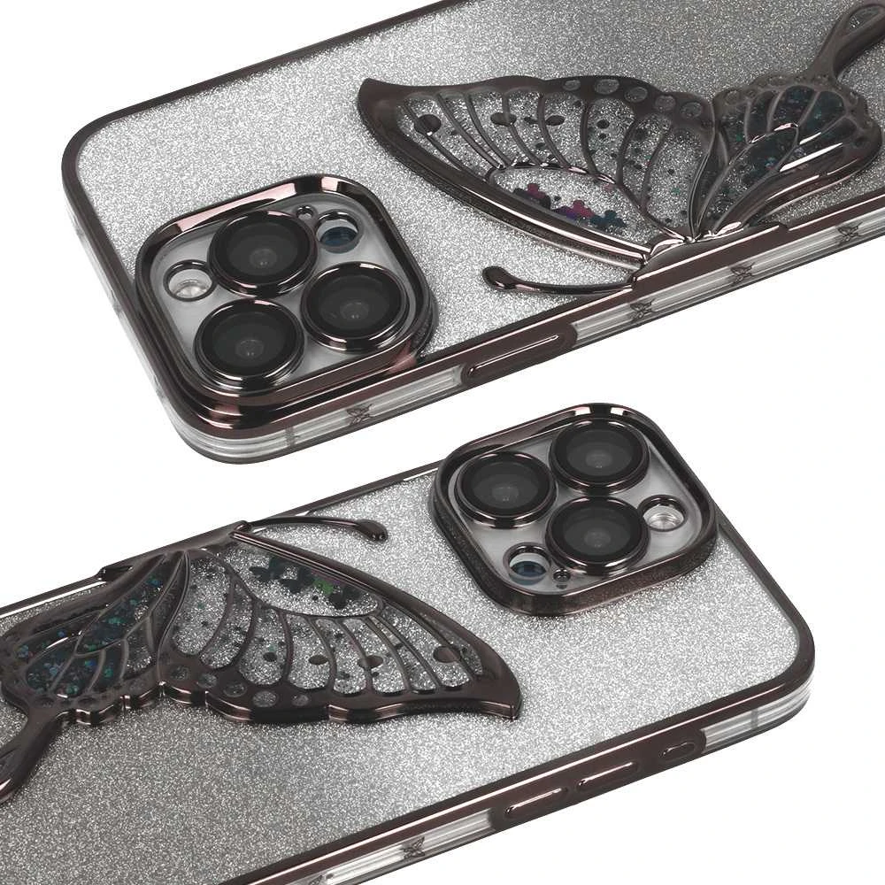 Tel Protect Butterfly Vanduo dėklas skirtas Apple iPhone 13 Pro juodos spalvos