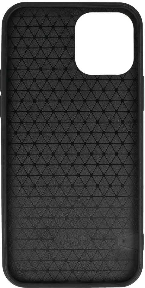 Tel Protect CARBON dėklas skirtas iPhone 12 Pro Max juodos spalvos with red stripe