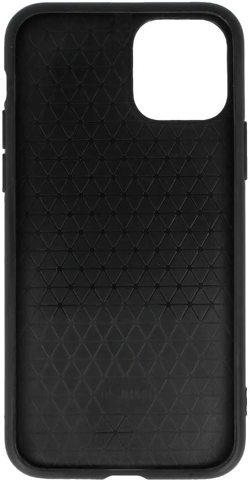 Tel Protect CARBON dėklas skirtas iPhone 11 Pro juodos spalvos with red stripe