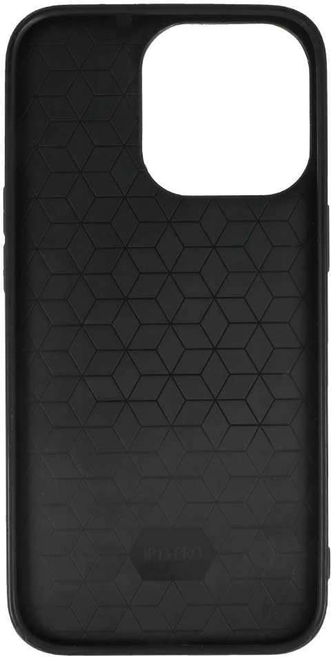 Tel Protect CARBON dėklas skirtas iPhone 13 Pro Max juodos spalvos with mėlynos spalvos stripe