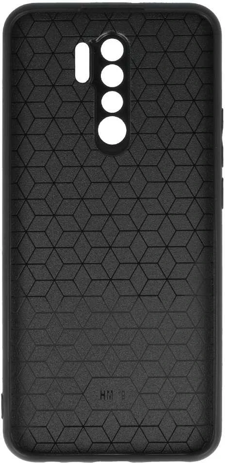 Tel Protect CARBON dėklas skirtas Xiaomi Redmi 9 juodos spalvos with mėlynos spalvos stripe