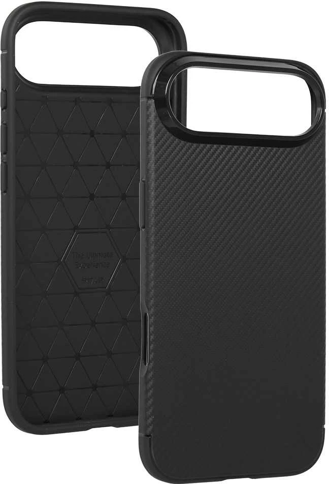 Tel Protect Carbon Elite dėklas skirtas Apple iPhone 17 Air juodos spalvos