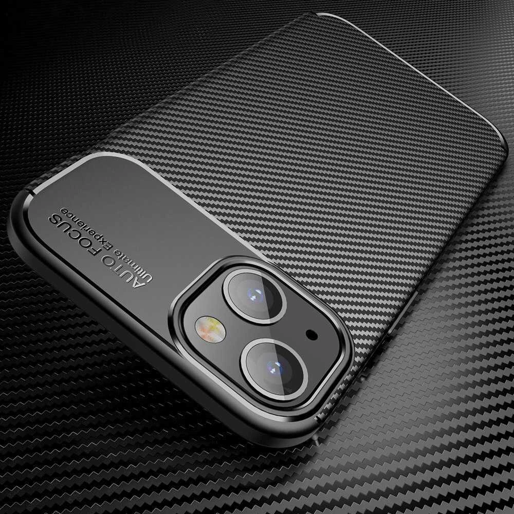 Tel Protect Carbon Elite for Xiaomi Redmi Note 14 5G dėklas telefonui juodos spalvos