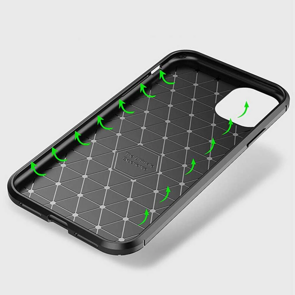 Tel Protect Carbon Elite for Xiaomi Redmi Note 14 5G dėklas telefonui juodos spalvos