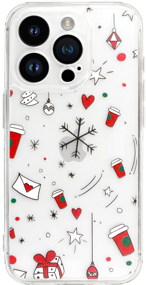 Dėklas TEL PROTECT Christmas Clear Case for Iphone 13 Design 3
