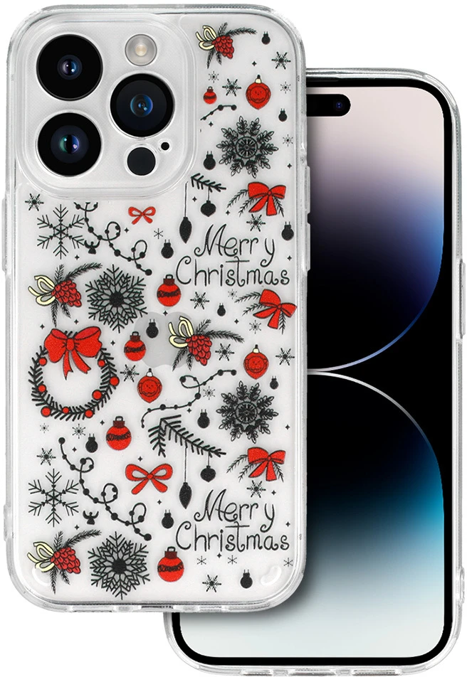 TEL PROTECT Christmas Dėklas skirtas Samsung S23 Design 5 Clear