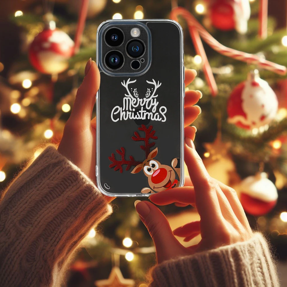 TEL PROTECT Christmas Dėklas skirtas Samsung A34 5G Design 1 Clear