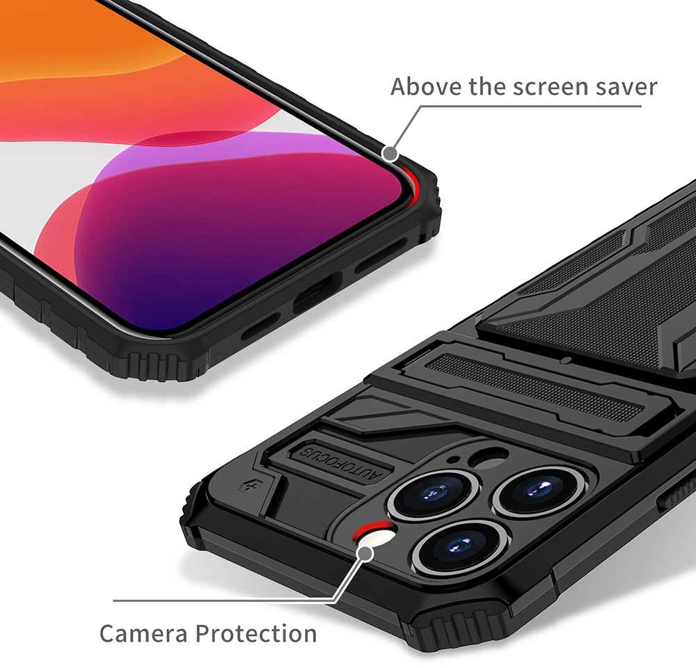 Tel Protect Combo dėklas skirtas Xiaomi Redmi 10 juodos spalvos