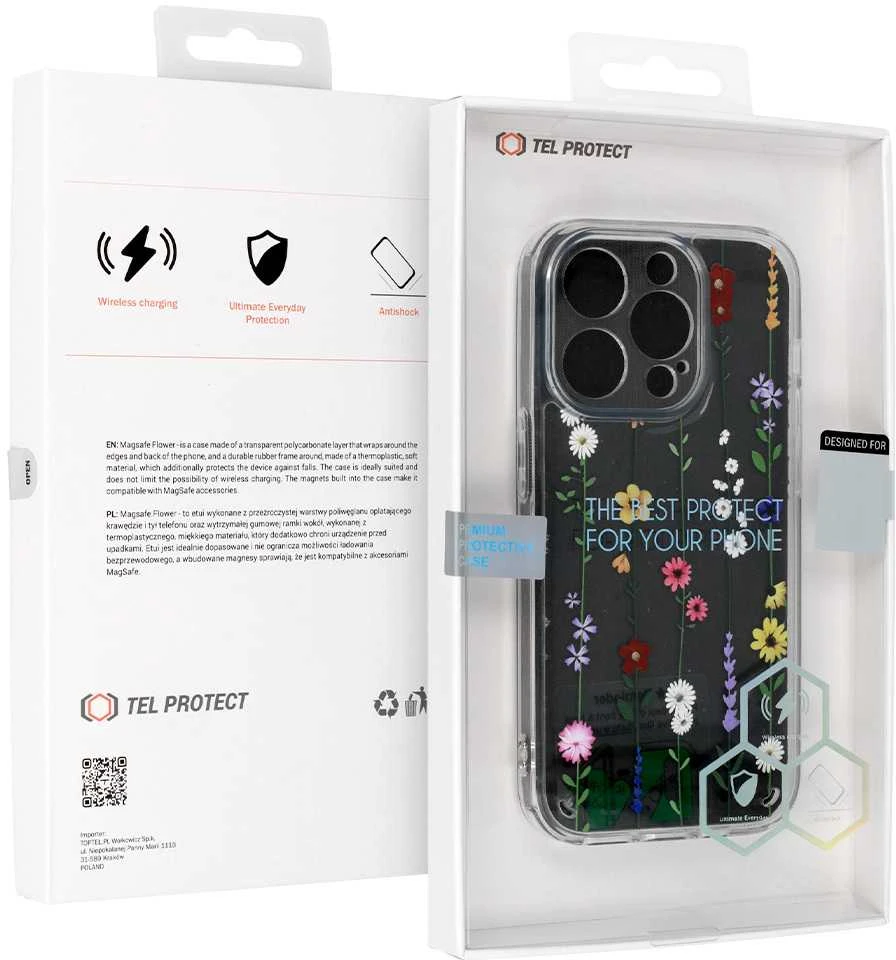 Tel Protect Flower dėklas skirtas Apple iPhone 13 Pro design 4