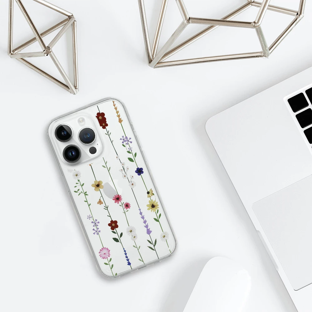 Dėklas Tel Protect Flower skirtas Apple iPhone 15 Pro design 4