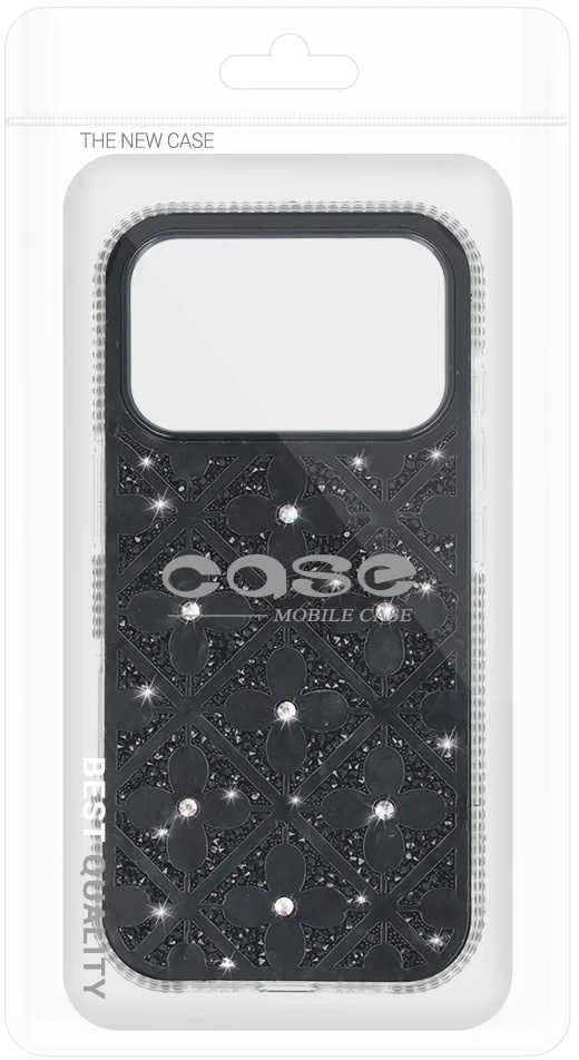 Fusion Accessories Tel Protect Flower dėklas skirtas Samsung Galaxy S26 Ultra juodos spalvos