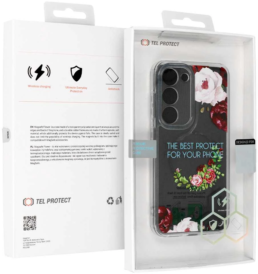 Tel Protect Flower dėklas skirtas Samsung Galaxy A05 design 2