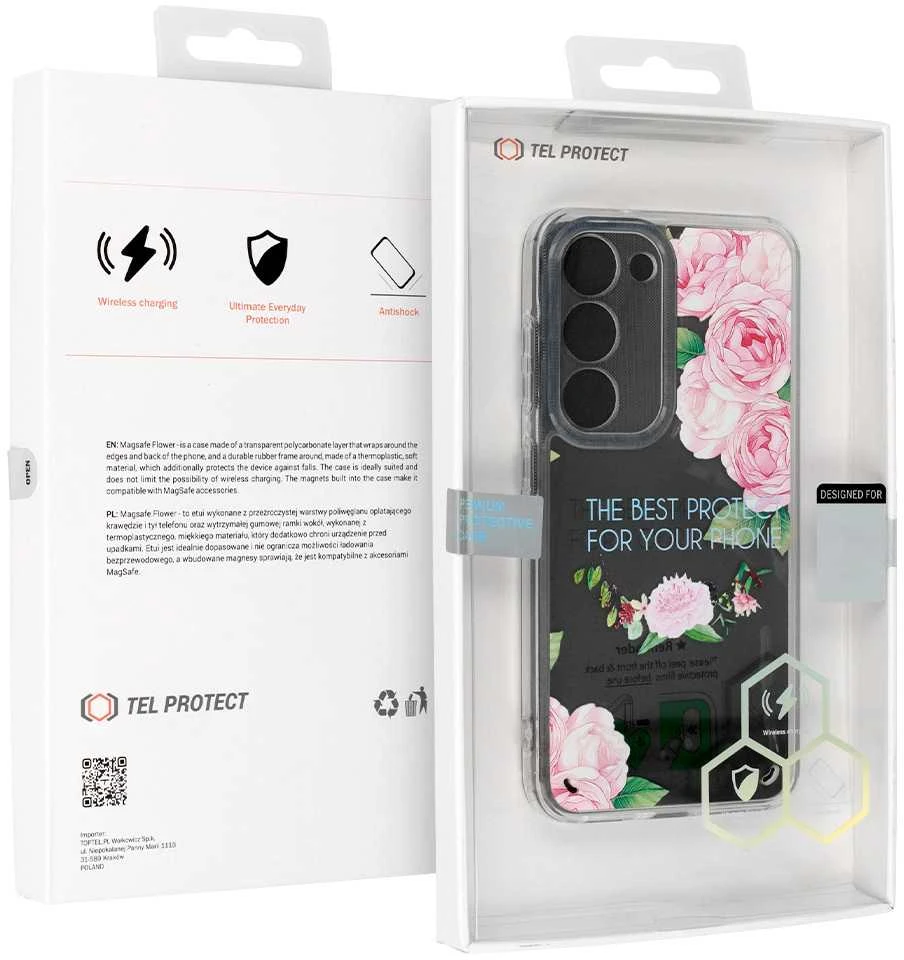 Tel Protect Flower dėklas skirtas Samsung Galaxy A05 design 1