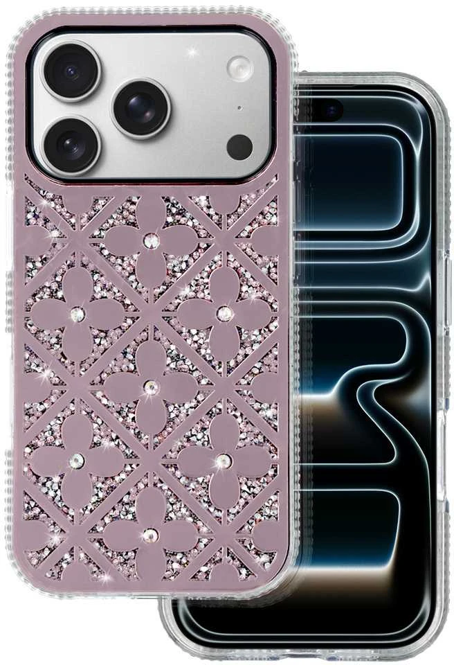 Toptel Tel Protect Flower dėklas skirtas Samsung Galaxy S26 Plus rožinės spalvos
