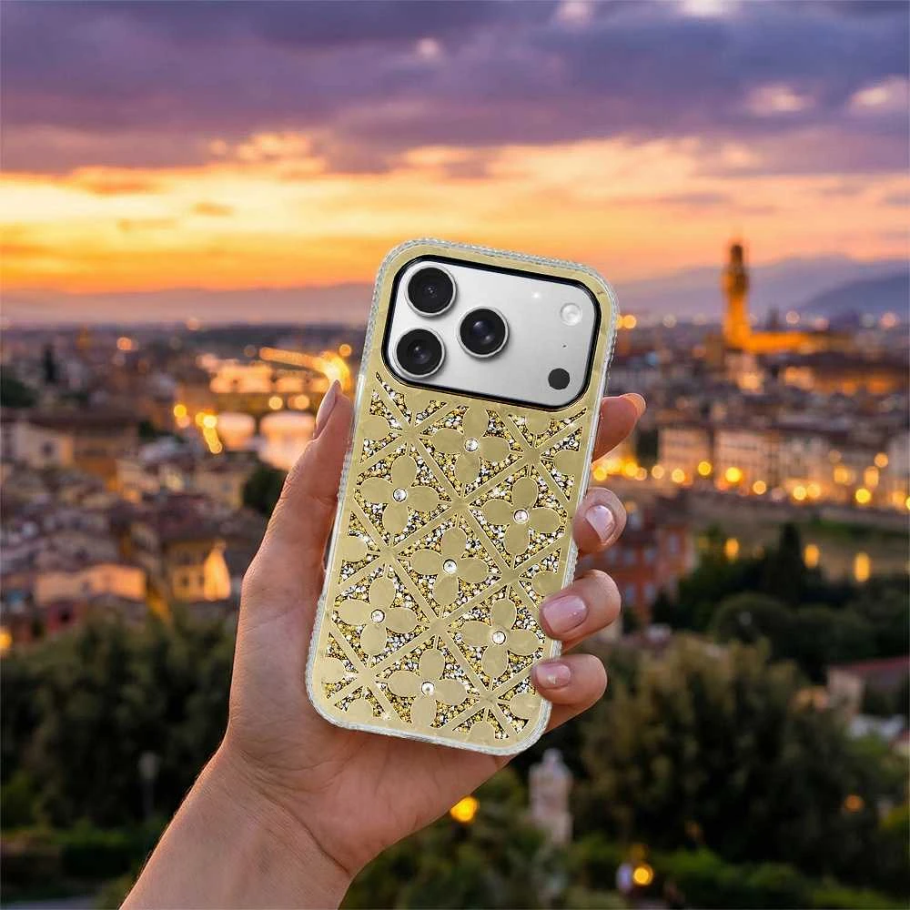 Fusion Accessories Tel Protect Flower dėklas skirtas Samsung Galaxy S26 Plus auksinis