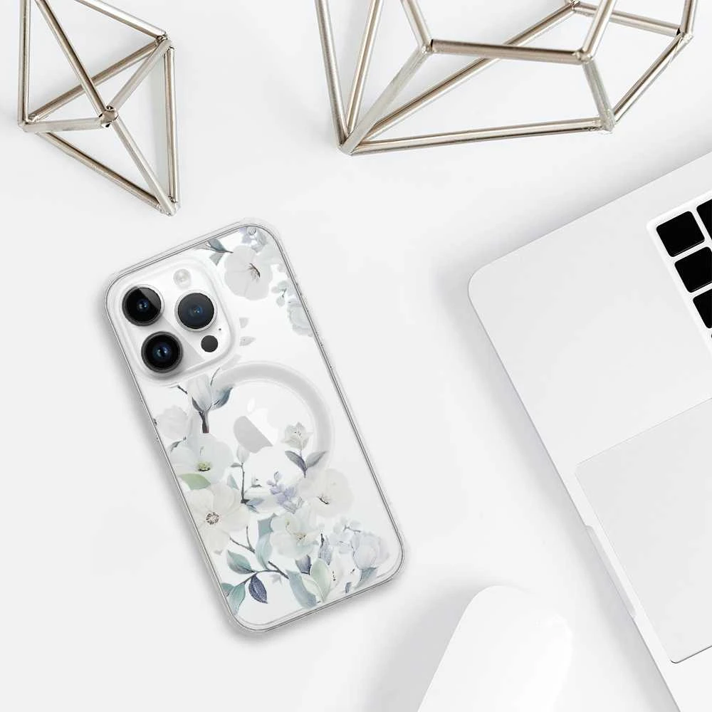 Tel Protect Flower Magsafe dėklas skirtas Apple iPhone 12 design 4
