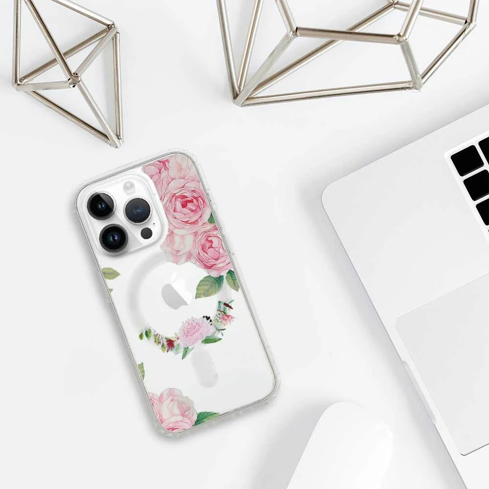 Tel Protect Flower Magsafe dėklas, skirtas iPhone 11, dizainas 1