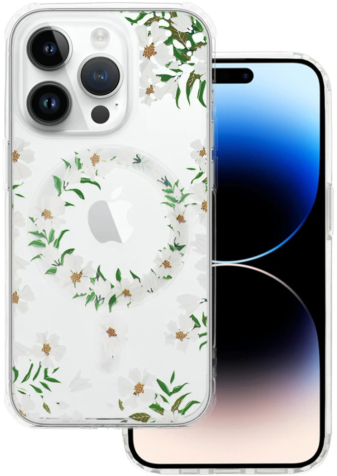 Dėklas „Tel Protect Flower Magsafe“ sijonas „Apple iPhone 15 Plus“ dizainui 5