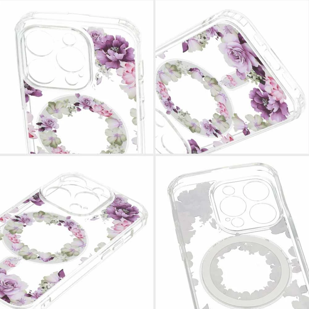 Tel Protect Flower Magsafe dėklas, skirtas iPhone 12, dizainas 6