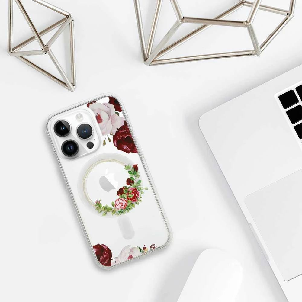 Tel Protect Flower Magsafe dėklas skirtas Apple iPhone 11 Pro Max design 2