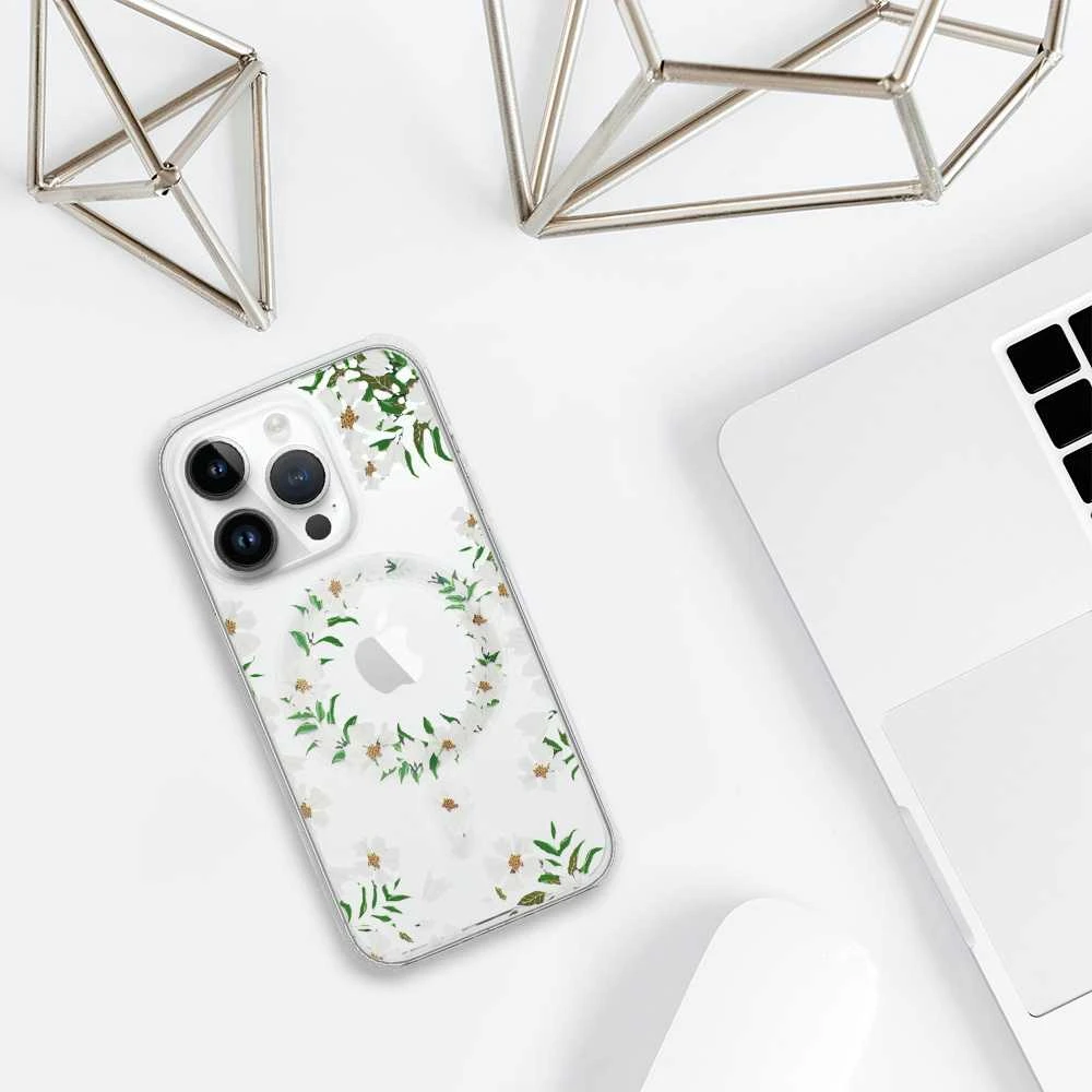 Tel Protect Flower Magsafe dėklas skirtas Apple iPhone 14 design 5