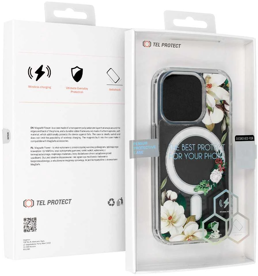 Tel Protect Flower Magsafe dėklas skirtas Apple iPhone 11 Pro design 3