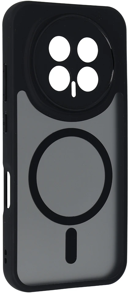 Dėklas Toptel Full Matte Mag Cover skirtas Honor Magic 8 Pro juodos spalvos