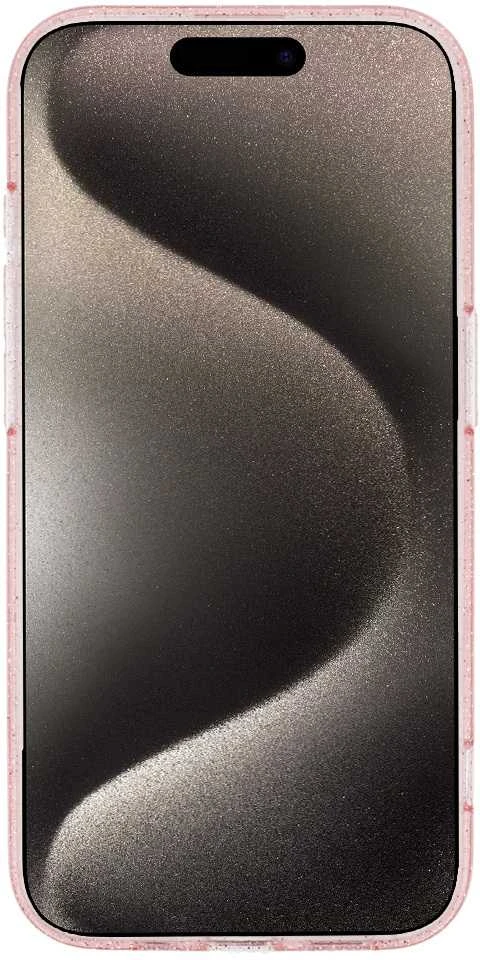Toptel Tel Protect Glitter Magsafe dėklas skirtas Samsung Galaxy S26 rožinės spalvos clear