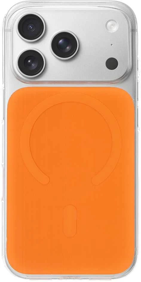 Toptel Tel Protect Glossy Magsafe dėklas skirtas Apple iPhone 17 oranžinės spalvos