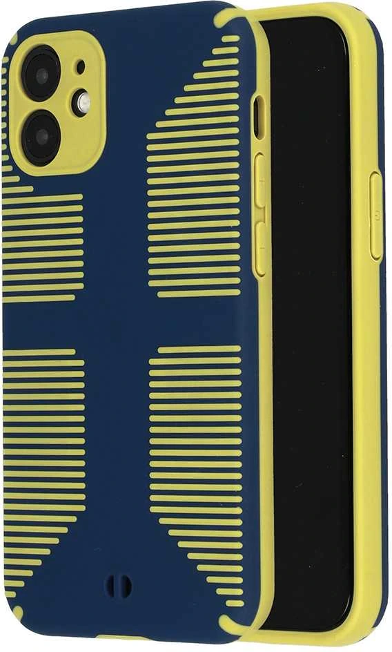 Tel Protect Grip dėklas skirtas Apple iPhone 13 Pro Max mėlynos spalvos